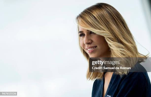 Maria Gomez attends Mediaset 'Once Titular' presentation on June 5, 2018 in Las Rozas, Spain.