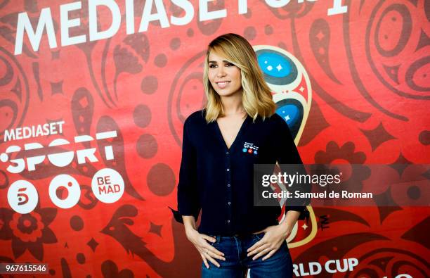 Maria Gomez attends Mediaset 'Once Titular' presentation on June 5, 2018 in Las Rozas, Spain.