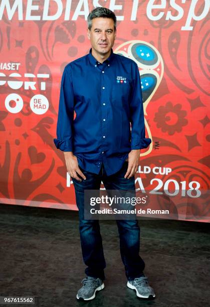 Nico Abad attends Mediaset 'Once Titular' presentation on June 5, 2018 in Las Rozas, Spain.