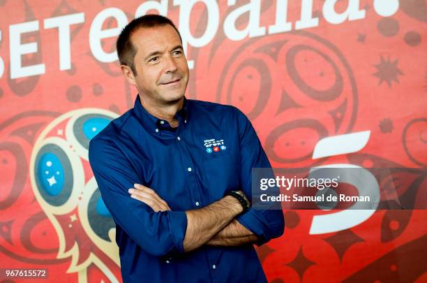 Manu Carreno attends Mediaset 'Once Titular' presentation on June 5, 2018 in Las Rozas, Spain.