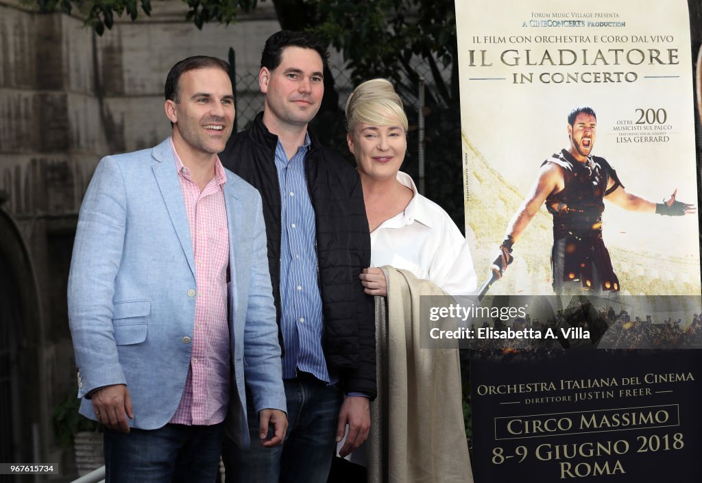 Il Gladiatore In Concerto (Gladiator The Concert) Presentation In Rome