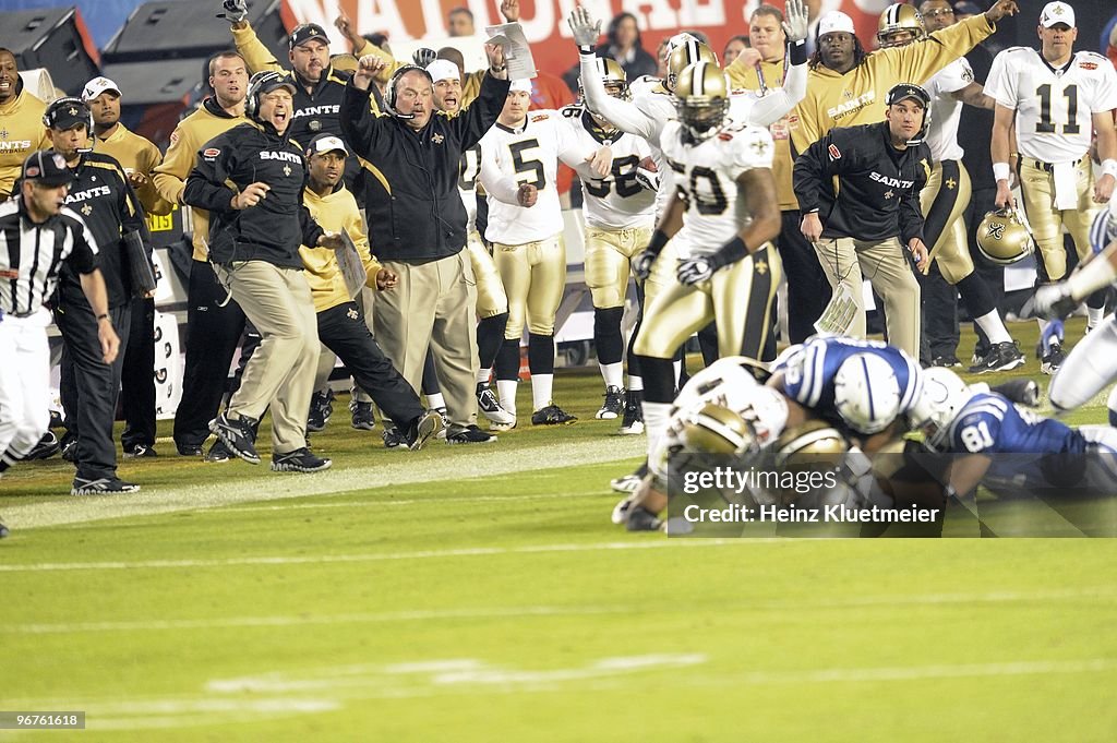 New Orleans Saints vs Indianapolis Colts, Super Bowl XLIV