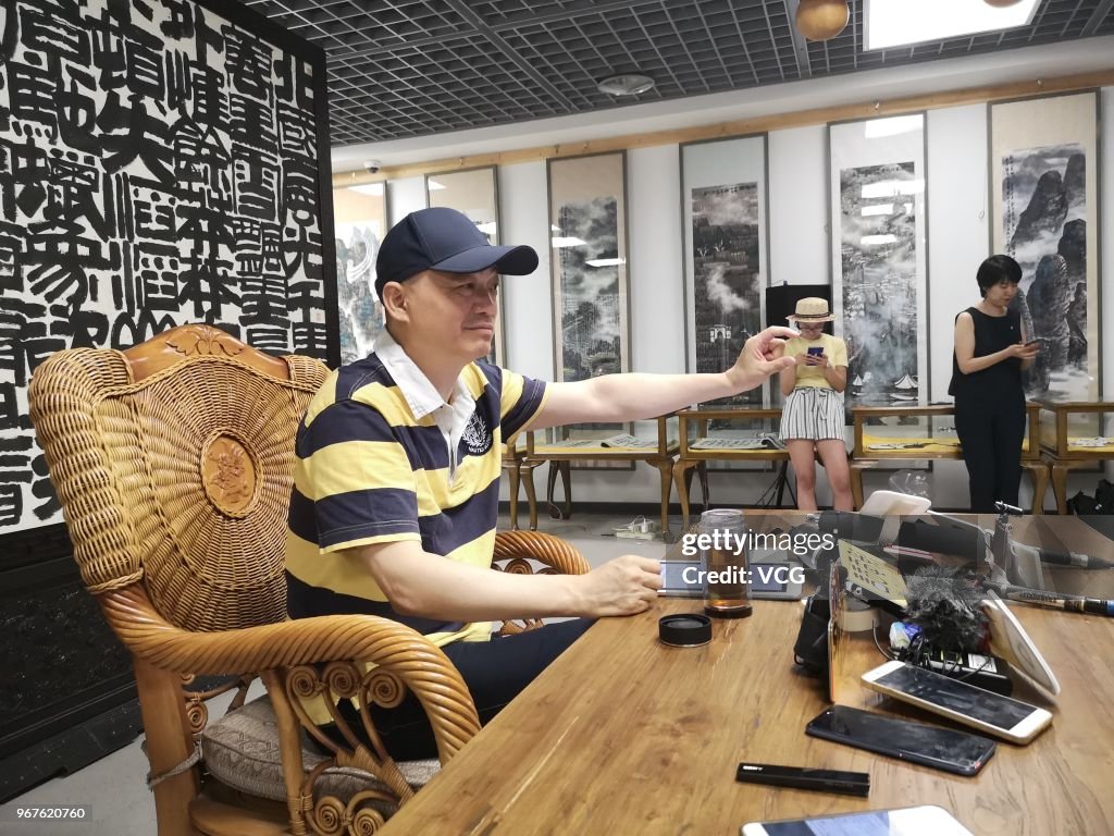Cui Yongyuan Attends Press Conference In Beijing