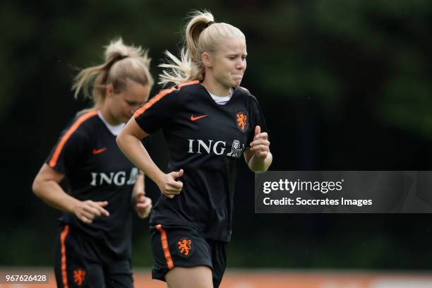 Kika van Es of Holland Women during the Training Holland Women at the KNVB Campus on June 5, 2018 in Zeist Netherlands