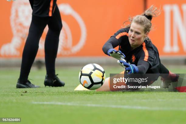 Lize Kop of Holland Women during the Training Holland Women at the KNVB Campus on June 5, 2018 in Zeist Netherlands