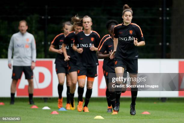 Tessel Middag of Holland Women during the Training Holland Women at the KNVB Campus on June 5, 2018 in Zeist Netherlands