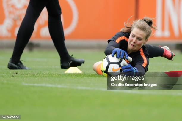 Lize Kop of Holland Women during the Training Holland Women at the KNVB Campus on June 5, 2018 in Zeist Netherlands