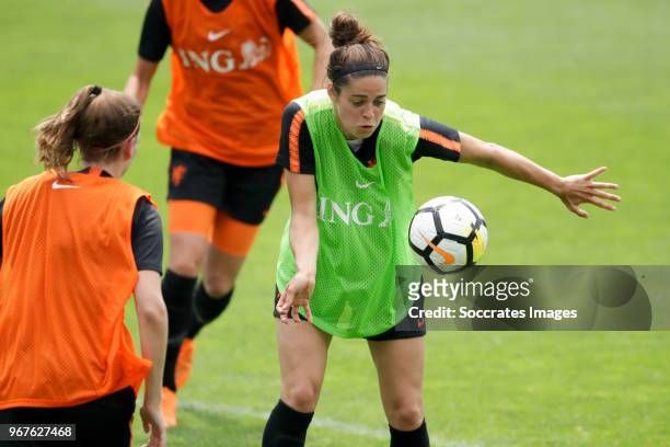 Tessel Middag of Holland Women during the Training Holland Women at the KNVB Campus on June 5, 2018 in Zeist Netherlands