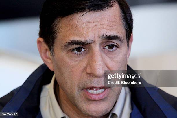 Representative Darrell Issa speaks to members of the media during a news conference held at the Toyota Carlsbad Parts and Service Center in Carlsbad,...