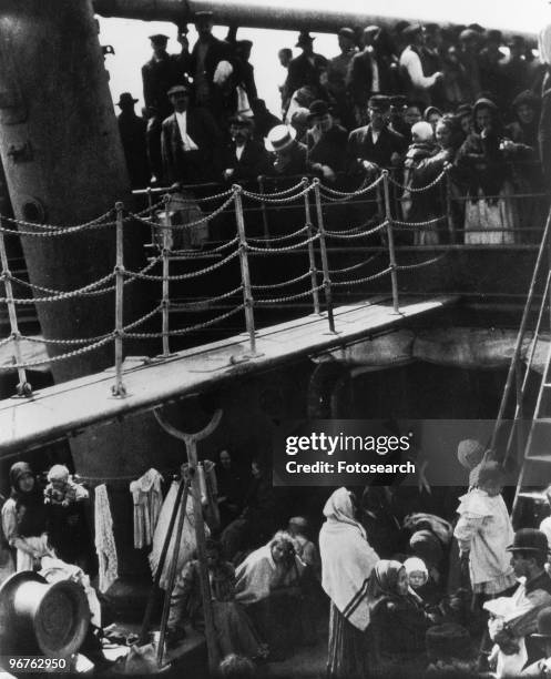 Photograph named The Steerage by Alfred Stieglitz circa 1907.