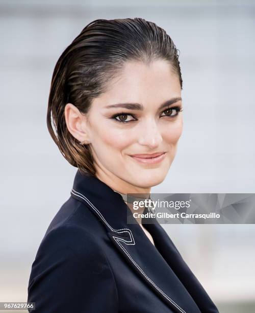 Sofia Sanchez de Betak is seen arriving to the 2018 CFDA Fashion Awards at Brooklyn Museum on June 4, 2018 in New York City.