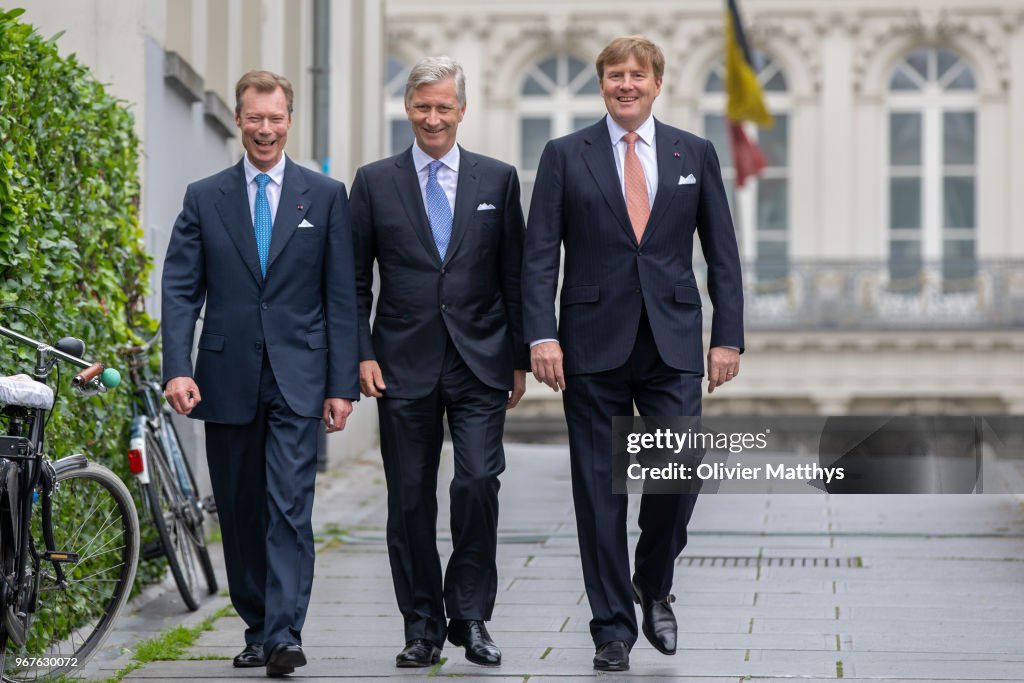King Philip Of Belgium Attends 60 Years Benelux Council