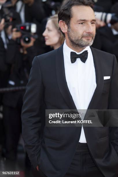 Gilles Lellouche attends the Premiere of 'Blood Ties' during the 66th Annual Cannes Film Festival at the Palais des Festivals on May 20, 2013 in...