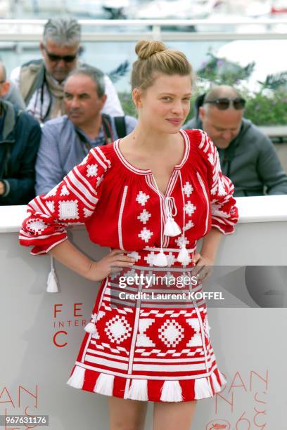 Melanie Thierry attends the 'The Dancer ' photocall during the 69th annual Cannes Film Festival at the Palais des Festivals on May 13, 2016 in...