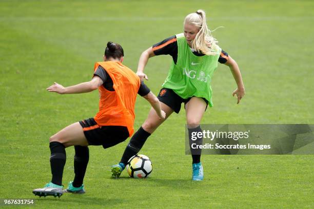 Kika van Es of Holland Women during the Training Holland Women at the KNVB Campus on June 5, 2018 in Zeist Netherlands