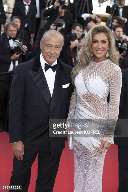 Fawaz Gruosi and guest attend the 'Blood Ties' Premiere during the 66th Annual Cannes Film Festival at the Palais des Festivals on May 20, 2013 in...