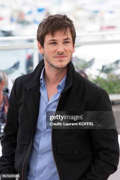 Gaspard Ulliel attends the 'The Dancer ' photocall during the 69th annual Cannes Film Festival at the Palais des Festivals on May 13, 2016 in Cannes,...