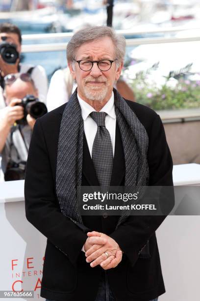 Steven Spielberg attends 'The BFG' photocall during the 69th Annual Cannes Film Festival on May 14, 2016 in Cannes, France.