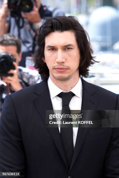 Adam Driver attends the 'Paterson' photocall during the 69th annual Cannes Film Festival at the Palais des Festivals on May 16, 2016 in Cannes,...