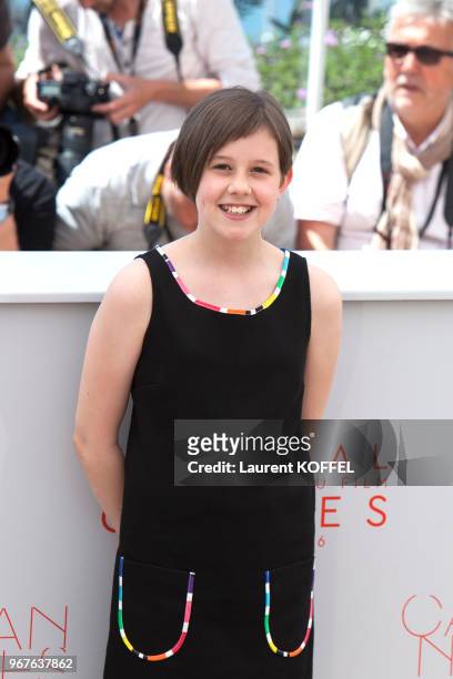 Ruby Barnhill attends 'The BFG' photocall during the 69th Annual Cannes Film Festival on May 14, 2016 in Cannes, France.