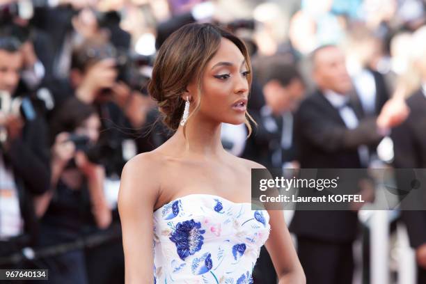 Jourdan Dunn attends the 'The Unknown Girl ' premiere during the 69th annual Cannes Film Festival on May 18, 2016 in Cannes, France.