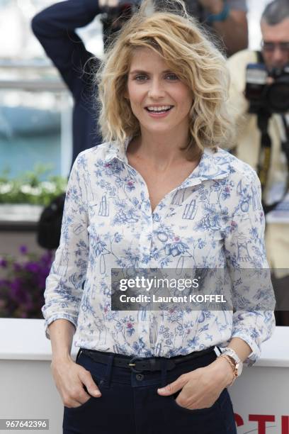 Actress Alice Taglioni attends the photocall for 'Jeunes Talents Adami' during the 66th Annual Cannes Film Festival at the Palais des Festivals on...