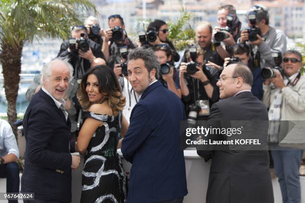 Actor Carlo Verdone, director Paolo Sorrentino, Sabrina Ferilli and actor Toni Servillo attend the 'La Grande Bellezza' Photocall during The 66th...