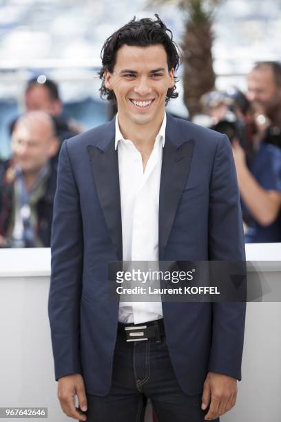 Actor Tewfik Jallab attends the 'Ne Quelque Part' Photocall during The 66th Annual Cannes Film Festival at the Palais des Festivals on May 21, 2013...