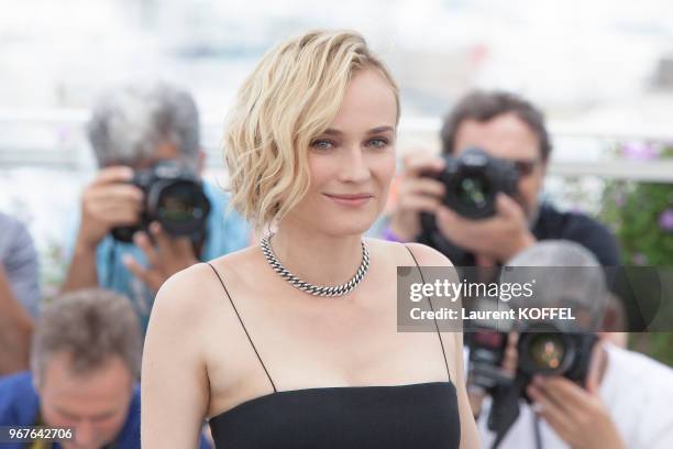 Diane Kruger attends the 'In The Fade ' photocall during the 70th annual Cannes Film Festival at Palais des Festivals on May 26, 2017 in Cannes,...