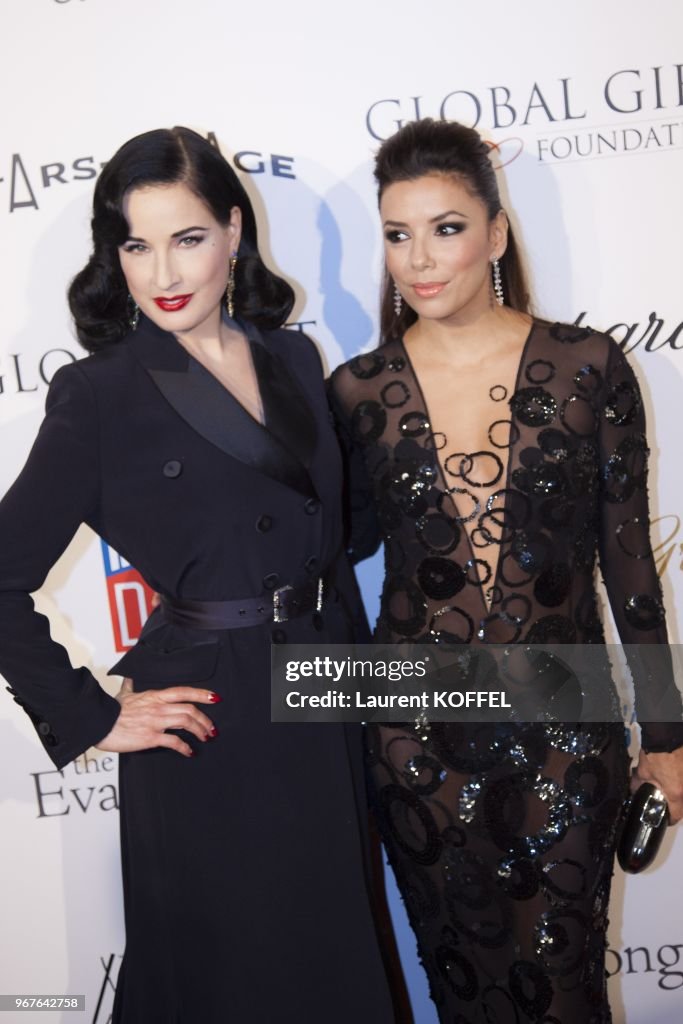 Eva Longoria Presents 'Global Gift Gala' 2013 - Red Carpet