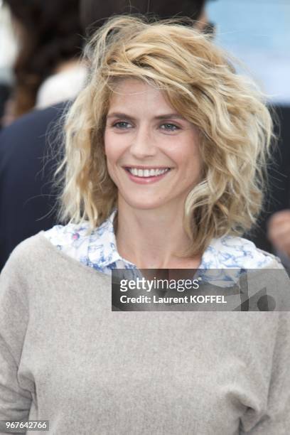 Actress Alice Taglioni attends the photocall for 'Jeunes Talents Adami' during the 66th Annual Cannes Film Festival at the Palais des Festivals on...