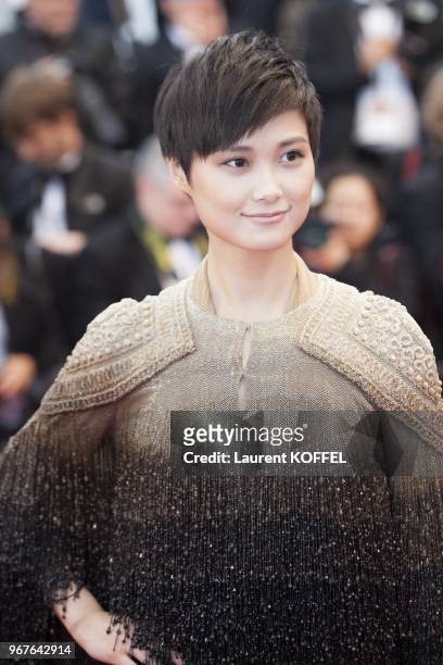 Li Yuchun attends the 'All Is Lost' Premiere during the 66th Annual Cannes Film Festival at Palais des Festivals on May 22, 2013 in Cannes, France.