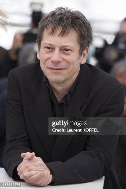 Mathieu Amalric attendS the 'La Venus A La Fourrure' Photocall during the 66th Annual Cannes Film Festival on May 25, 2013 in Cannes, France.