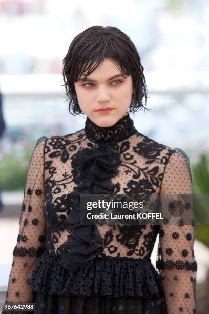 Actress SoKo attends the 'The Stopover ' Photocall during the 69th annual Cannes Film Festival at the Palais des Festivals on May 18, 2016 in Cannes,...