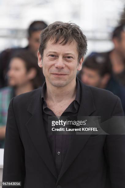 Mathieu Amalric attendS the 'La Venus A La Fourrure' Photocall during the 66th Annual Cannes Film Festival on May 25, 2013 in Cannes, France.