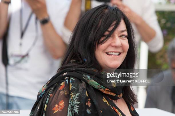 Director Lynne Ramsay attends the 'You Were Never Really Here' photocall during the 70th annual Cannes Film Festival at Palais des Festivals on May...