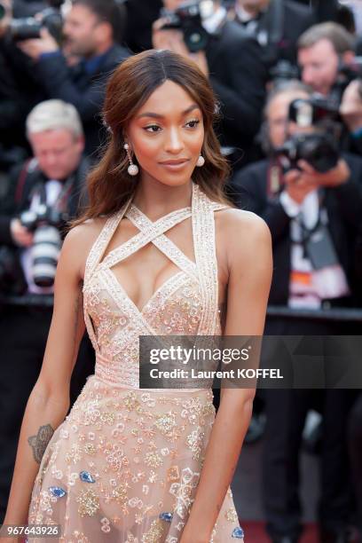 Jourdan Dunn attends 'The Killing Of A Sacred Deer' premiere during the 70th annual Cannes Film Festival at Palais des Festivals on May 22, 2017 in...