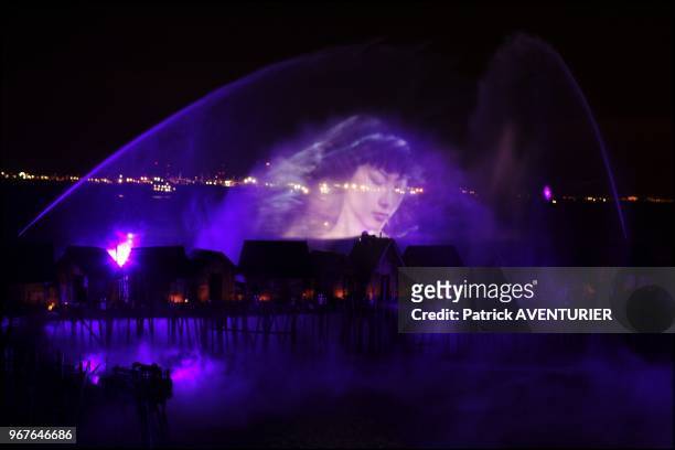 Santosa's Siloso Beach exploded in a dazzling display of pyrotechnics and laser lights in the night as Song of the sea-the island's latest...