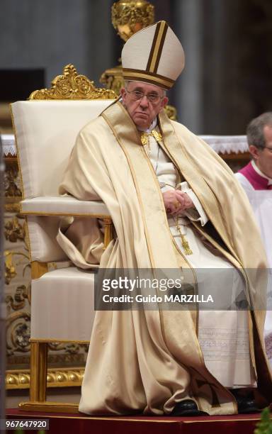 Le pape François a créé vingt nouveaux cardinaux lors d?un consistoire dans la basilique Saint-Pierre au Vatican le 14 février 2015.
