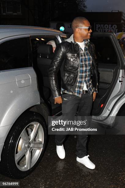 Taio Cruz arrives for The Brit Awards 2010 at Earls Court on February 16, 2010 in London, England.