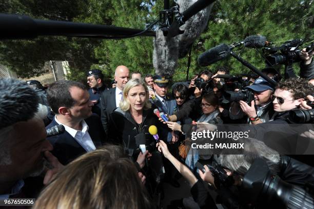 Marine Le Pen, the daughter of France's longtime far-right leader who now heads his National Front party, advocated turning migrants back to sea...