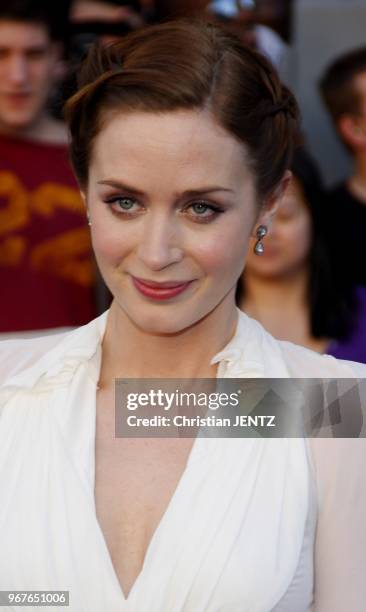 Emily Blunt at the Los Angeles Premiere of "Gnomeo & Juliet" held at the El Capitan Theater in Los Angeles, USA on January 23, 2010.