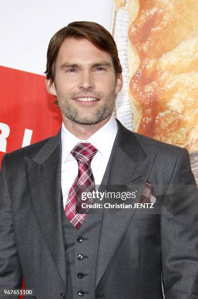 Seann William Scott at the Los Angeles Premiere of "American Reunion" held at the Grauman's Chinese Theater in Los Angeles, USA on March 19, 2012.