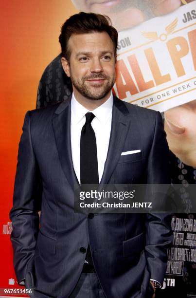 Jason Sudeikis at the Los Angeles Premiere of "Hall Pass" held at the Arclight Cinemas in Los Angeles, USA on February 23, 2010.