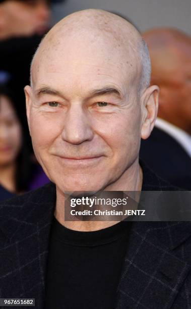 Patrick Stewart at the Los Angeles Premiere of "Gnomeo & Juliet" held at the El Capitan Theater in Los Angeles, USA on January 23, 2010.