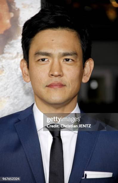 John Cho at the Los Angeles Premiere of "American Reunion" held at the Grauman's Chinese Theater in Los Angeles, USA on March 19, 2012.
