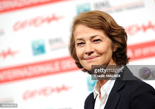 6th International Rome Film Festival in Rome, Italy on October 30, 2011. Actress Charlotte Rampling attends the photocall of the film "The Eye Of The...