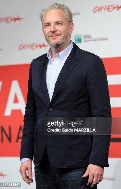 Director Francis Lawrence attend the 'The Hunger Games: Catching Fire' Photocall during the 8th Rome Film Festival on November 14, 2013 in Rome,...