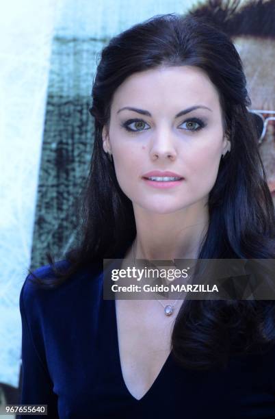 Actress Jamie Alexander poses during the 'The Last Stand' photocall on January 25, 2013 in Rome, Italy.