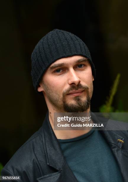 Writer Nicolai Lilin poses during the film 'Educazione Siberiana' photocall on February 22, 2013 in Rome, Italy.